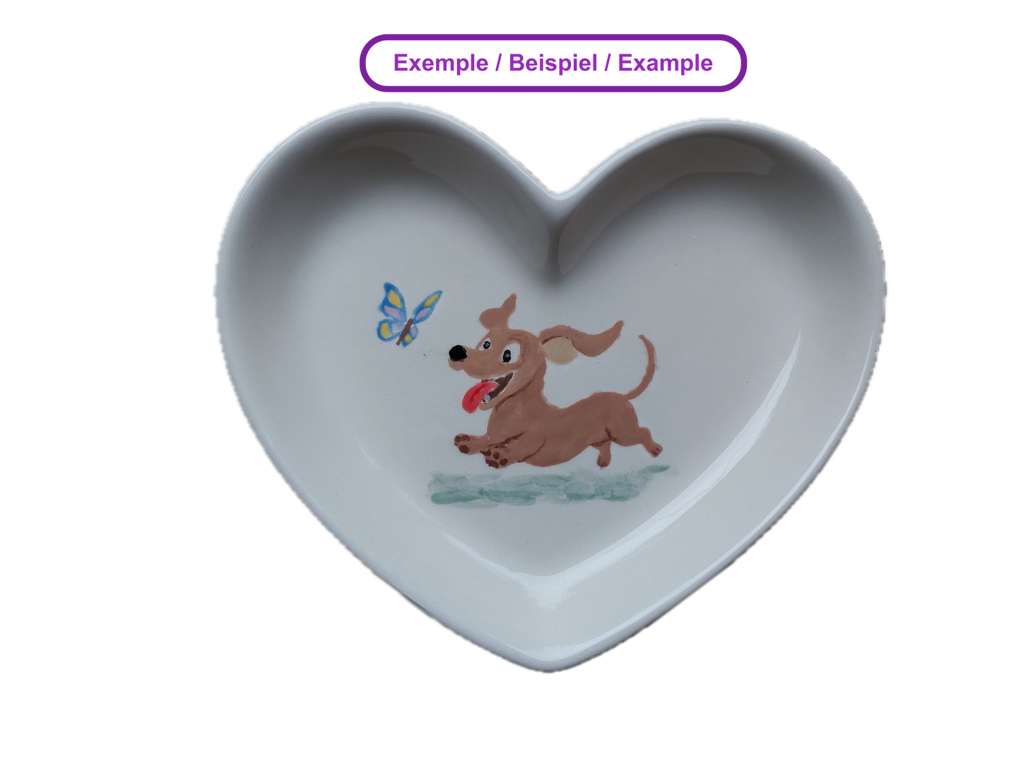 Small Heart Dish 16x14 cm