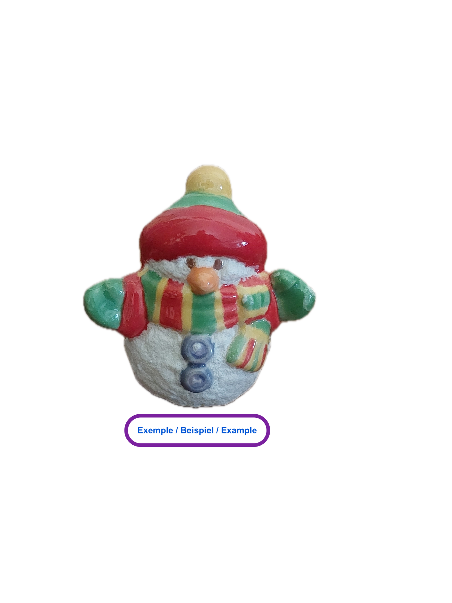 Mini Schneemann H 4 cm