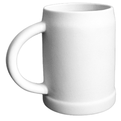 Chope de Bière Ø 8,5 cm, H 12,5 cm, 500 ml