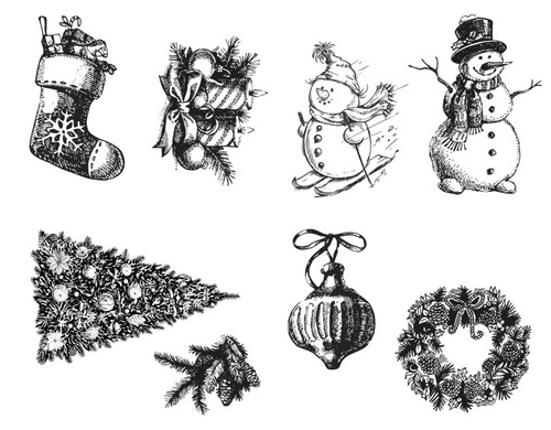 Silk Screens - winter / holiday