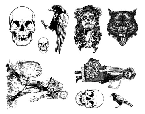 Silk Screens - Creepy