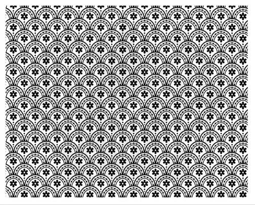 Siebdruck / Silk Screen - Gänseblümchen Muschel