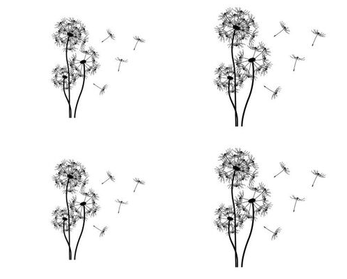Silk Screen - Dandelions
