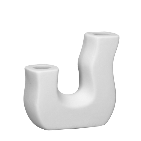 Porte-Bougies Duplo 13x5 cm, H 12 cm,