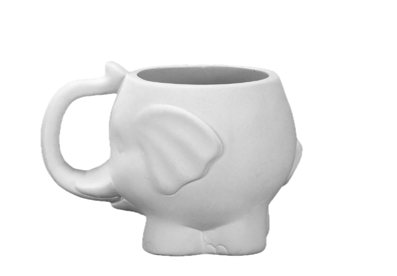 Tasse Éléphant H 10 cm, Ø 11 cm, 330 ml