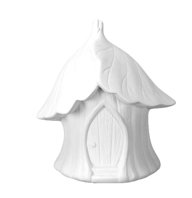 Souche d'Arbre Maison de Fées Ø 13 cm, H 15 cm