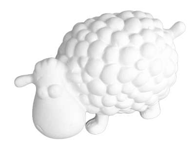 Fluffy, the sheep H 8 cm