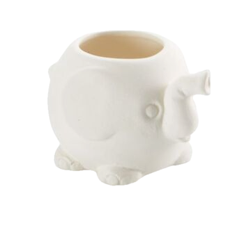 Petit pot de fleurs Éléphant 6,4x10,2 cm