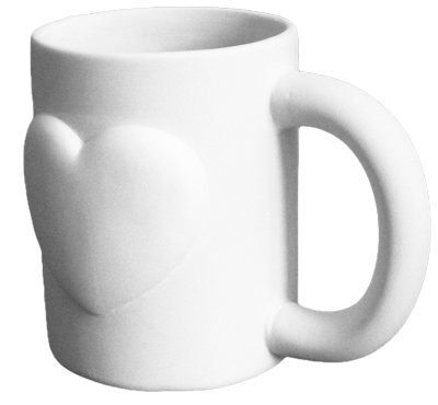 Herzbecher Ø 8 cm, H 10,5 cm, 300 ml
