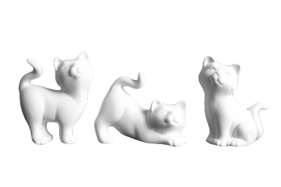 Curious Kittens (3 shapes) 7-9 cm