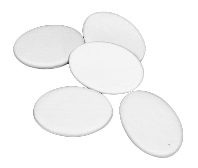 Kleine ovale Fliesen / Plaketten 4x2,5 cm (12 Stk)