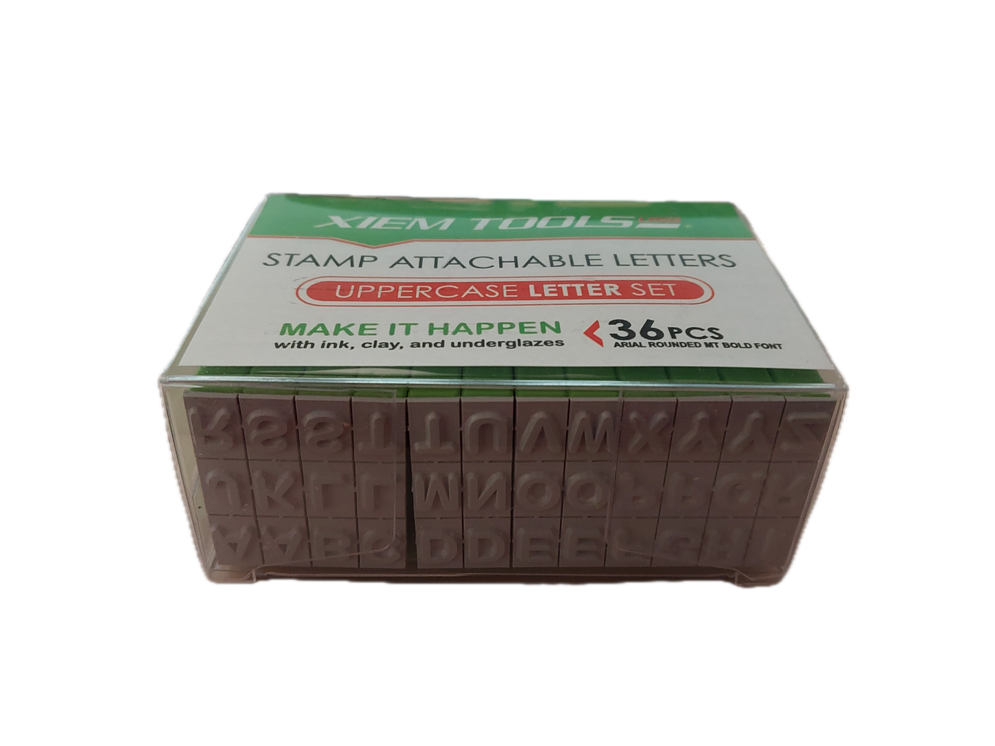 Capital Letters Stamps, 36-piece set, attachable