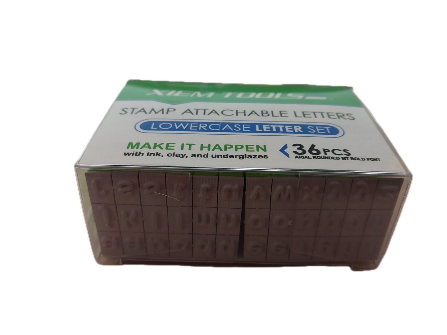 Lowercase Letters Stamps, 36-piece set, attachable