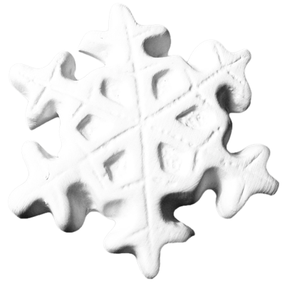 Schneeflocke Sticker Ø 4,5 cm (12 Stück)