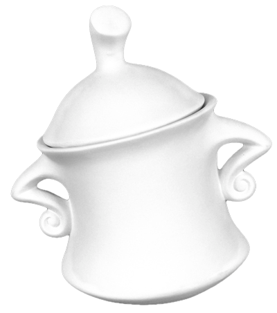 Sucrier Dansant 15x11,5 cm, H 16,5 cm