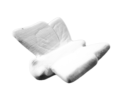 Papillon 3D Sticker 3x2,5 cm (8 pièces)