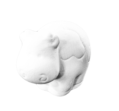 Vache 3D Sticker 3,5x3 cm (8 pièces)