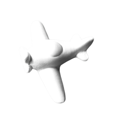 3D Airplane Sticker 3x4 cm (8 pieces)