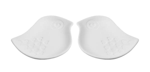 Loverbird Dish, set of 2 pieces 12x11 cm