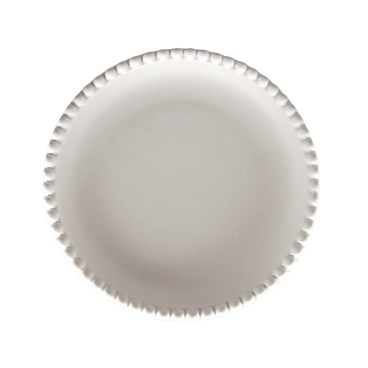 Assiette à Dessert avec Bordure en Perles Ø 23,5 cm_Keramik_PEDE - Ceramique Peinture EI