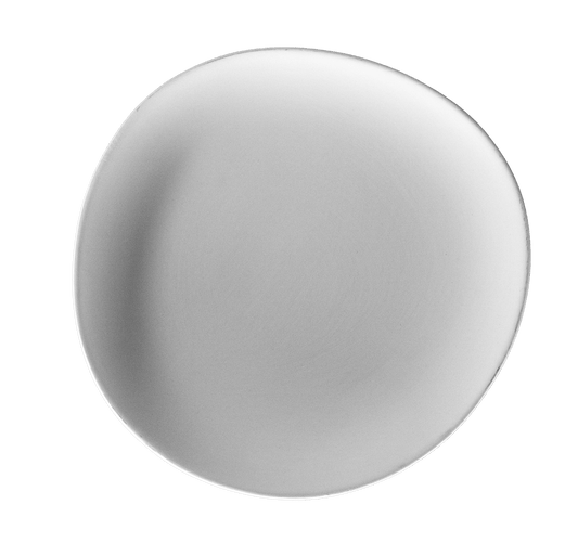 Assiette à soupe organique Ø 22 cm, H 4 cm_Keramik_ORSU - Ceramique Peinture EI