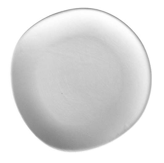 Assiette plate organique Ø 27 cm_Keramik_ORET - Ceramique Peinture EI