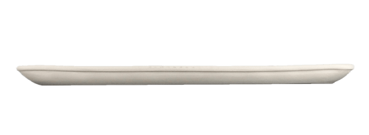 Grand Plat de Service et à Gâteaux avec Bord Ondulé 42x22 cm_Keramik_CAPRI - Ceramique Peinture EI