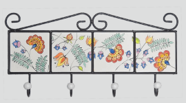 Porte - manteau pour carreaux carrés, environ 47 cm_Zubehör_HALE - Ceramique Peinture EI