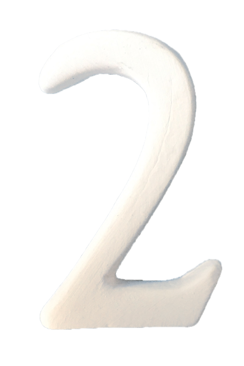 Numbers small H 3.5 cm