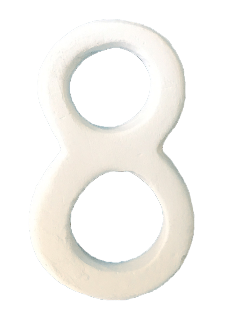 Numbers small H 3.5 cm