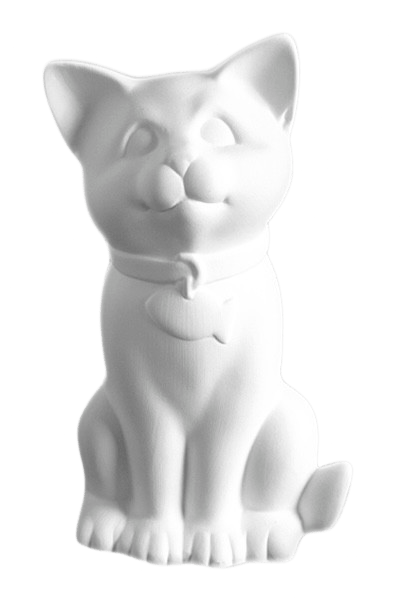 Tirelire Chat H 15 cm_Keramik_KADO - Ceramique Peinture EI