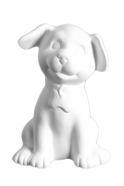 Tirelire Chien H 15 cm_Keramik_HUDO - Ceramique Peinture EI