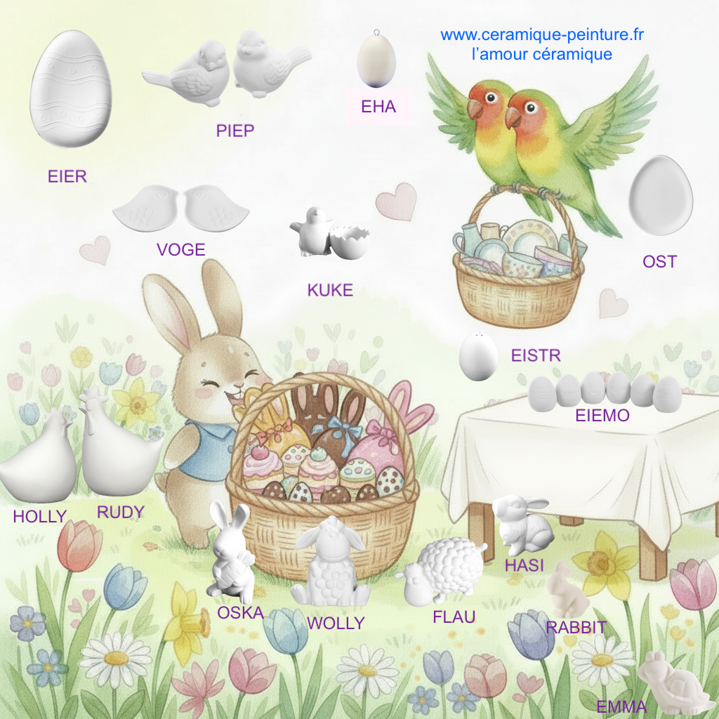 Le lapin de Pâques est déjà prêt : Pâques, c'est le 5 avril !