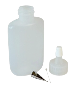 Kleine flache Schreibfläschchen, 3 Stück, 30 ml