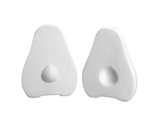 Avocado Salz- und Pfefferstreuer Ø 7,5 cm, H 10 cm