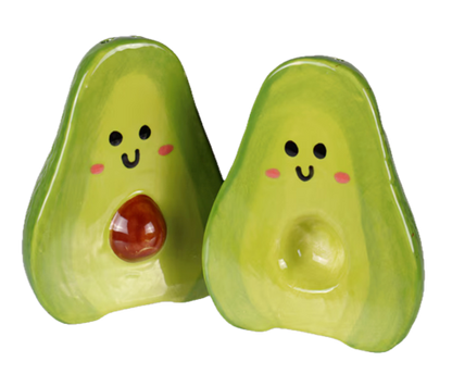 Salière et Poivrière Avocat Ø 7,5 cm, H 10 cm