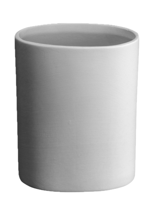 Porte-Ustensiles / Vase Elliptique 13x7,5 cm, H 17 cm