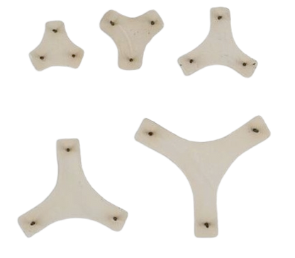 Brennstützen mit Punktabstand 2 / 3 / 4 / 6 / 8 cm