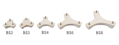Brennstützen mit Punktabstand 2 / 3 / 4 / 6 / 8 cm