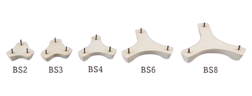 Brennstützen mit Punktabstand 2 / 3 / 4 / 6 / 8 cm