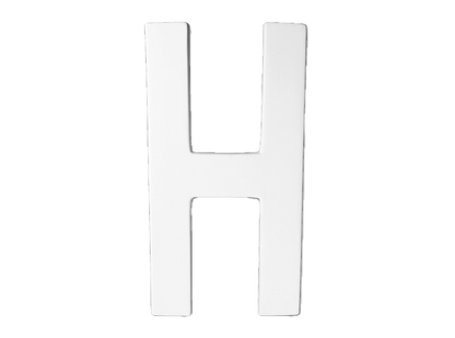 Letters large H 20 cm