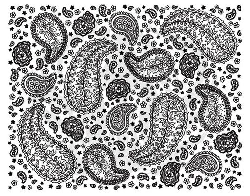Sérigraphies - Paisley 2