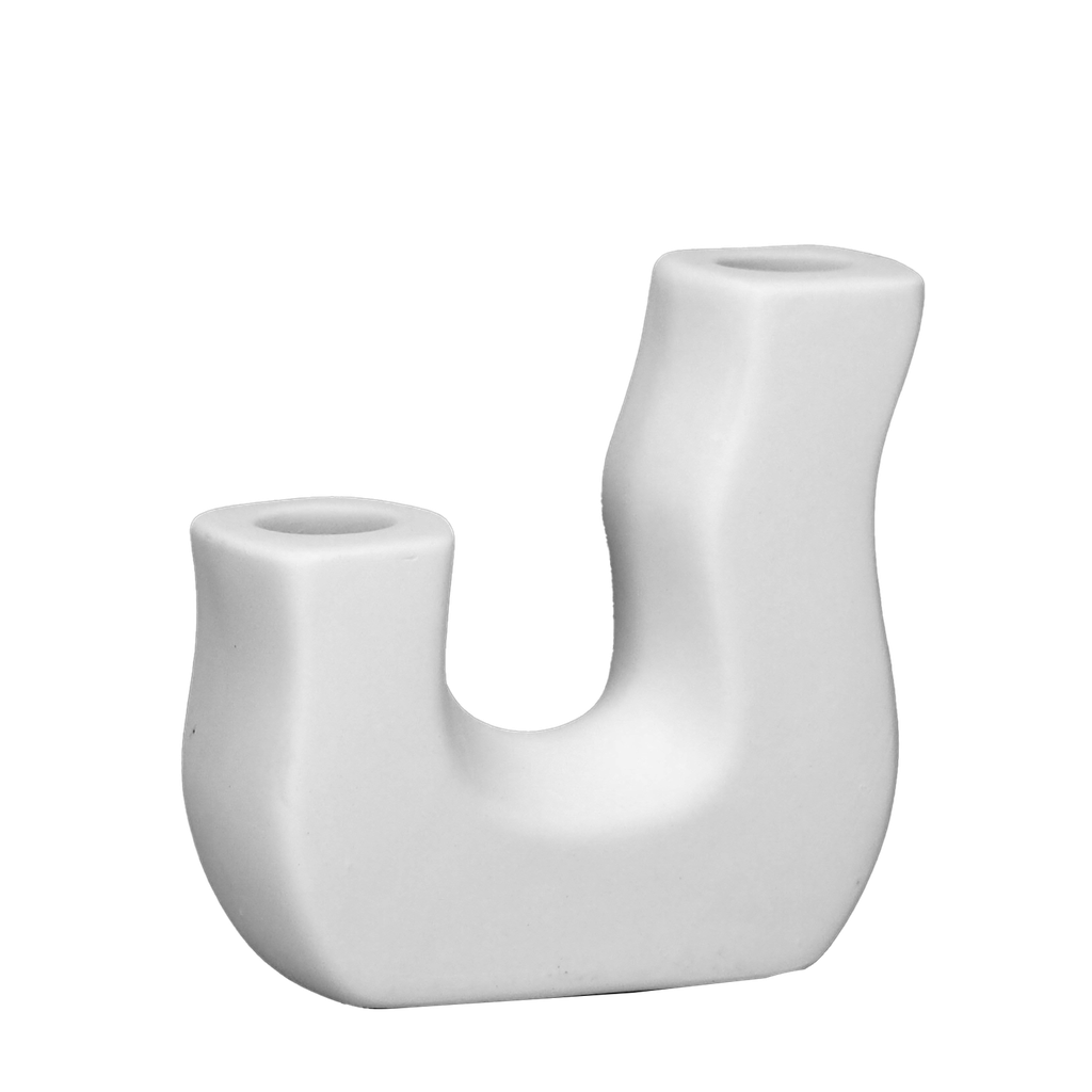 Duplo Kerzenhalter 13x5 cm, H 12 cm,