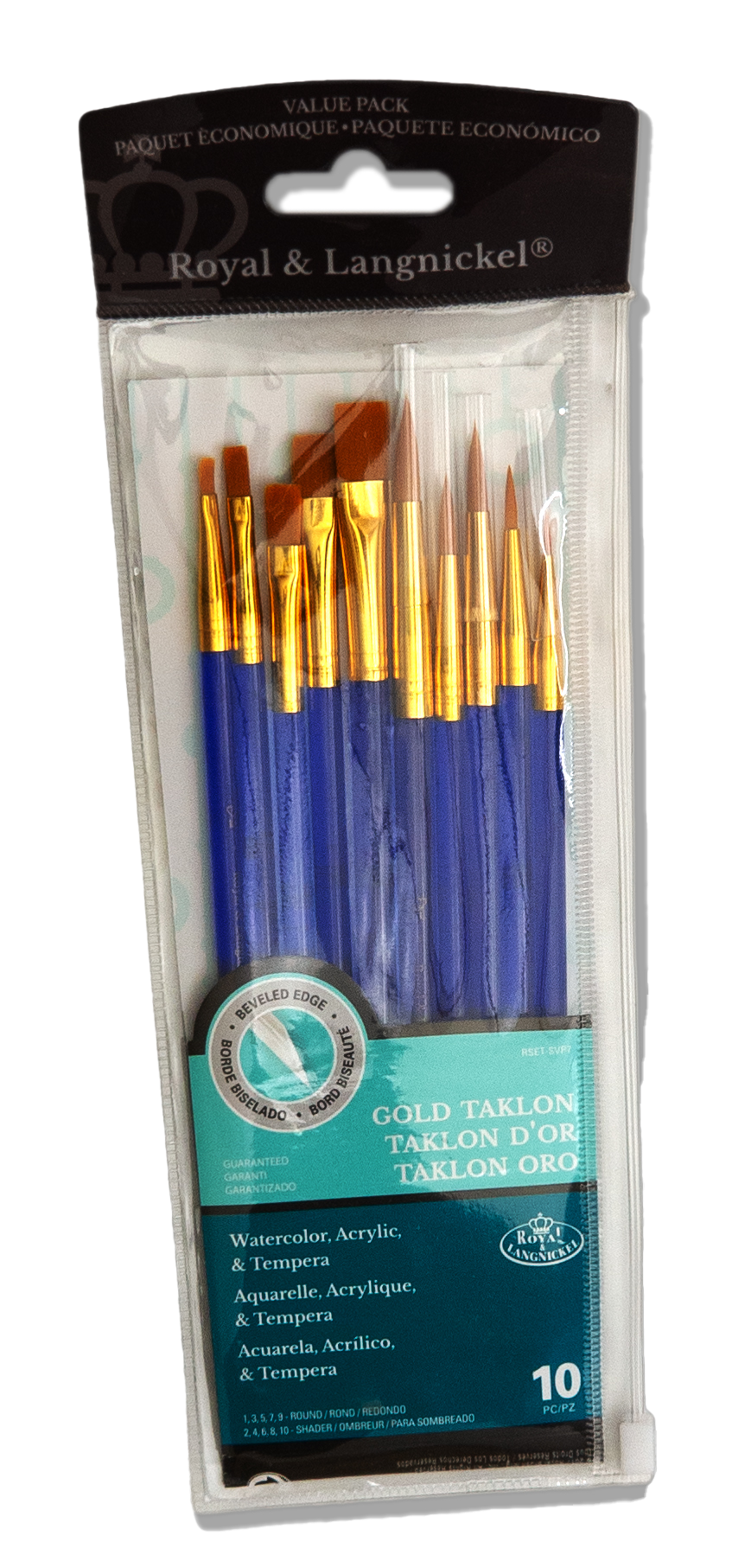 Pinceaux ECOSET, set de 10