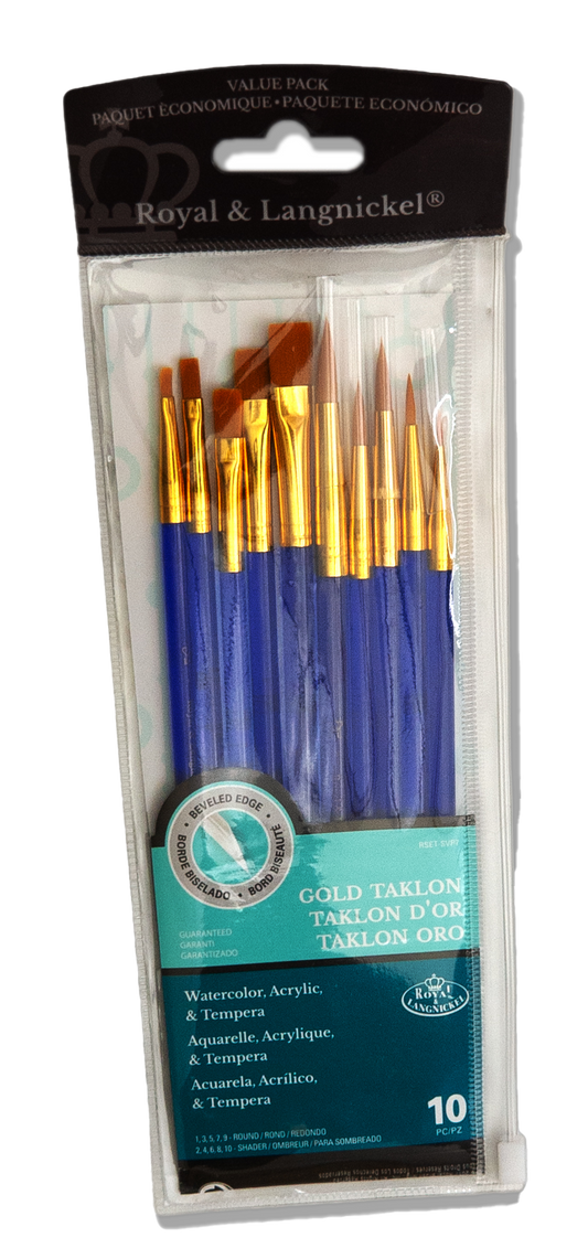 Pinceaux ECOSET, set de 10