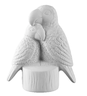 Mama and Baby Bird 11.2x6.1x13.7 cm