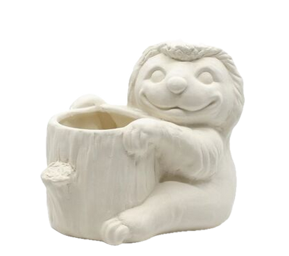 Petit pot de fleurs Paresseux 14x16,5 cm