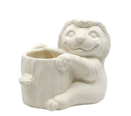 Petit pot de fleurs Paresseux 14x16,5 cm