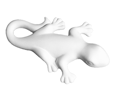 Gecko 13x9 cm