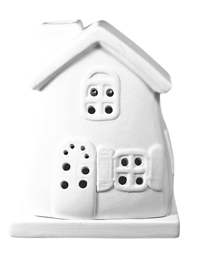 Häuschen für Teelicht 10,5x10,5 cm, H 13 cm